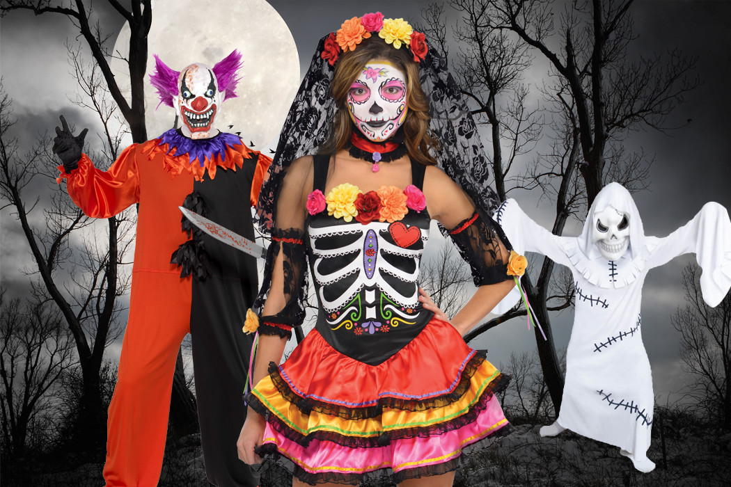 karnaval kostümleri ve Cadılar Bayramı maskeleri