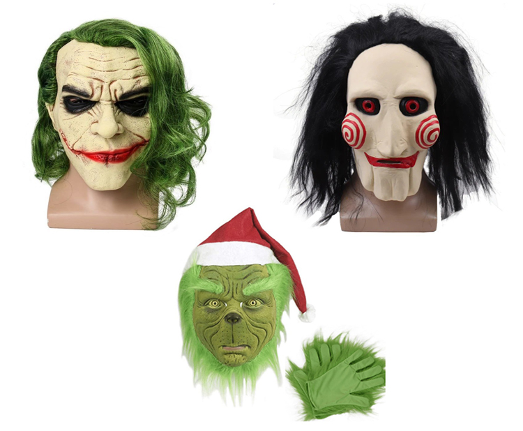 Çocuklar için korkutucu hediye, erkek ve kız çocukları için hediyeler maske kostümü