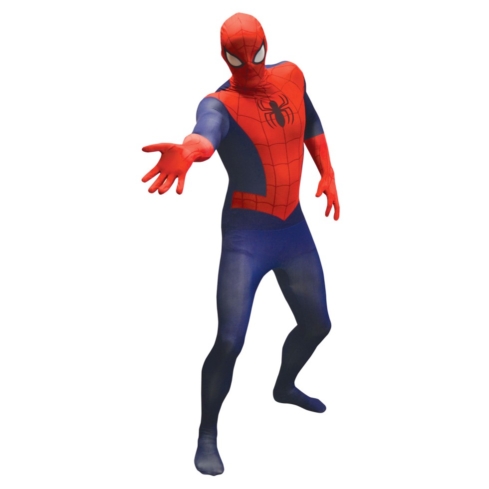 morph karnaval örümcek adam kostümü