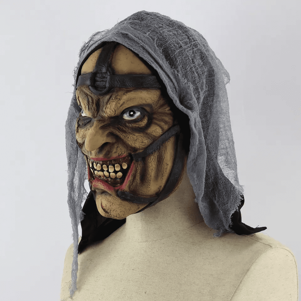 Karnaval için korkunç korku maskesi