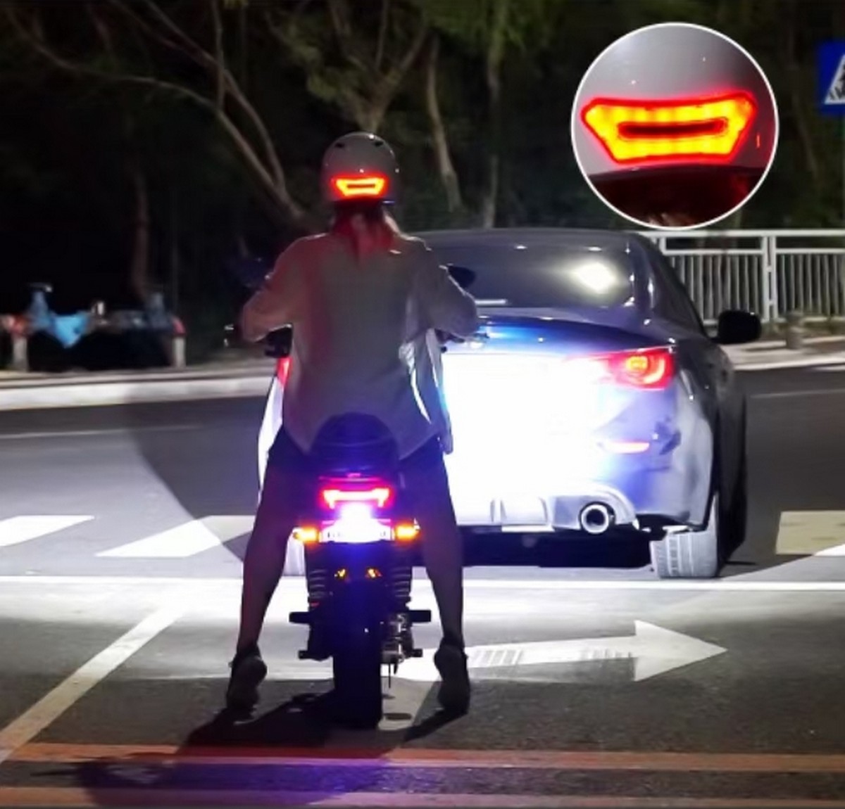 motosiklet aydınlatmalı kask
