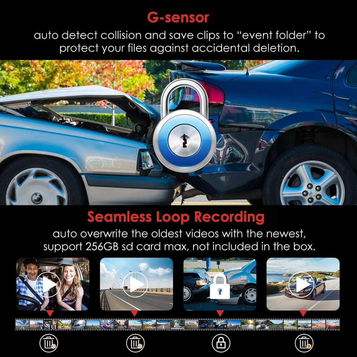 G sensörü araba kamerası