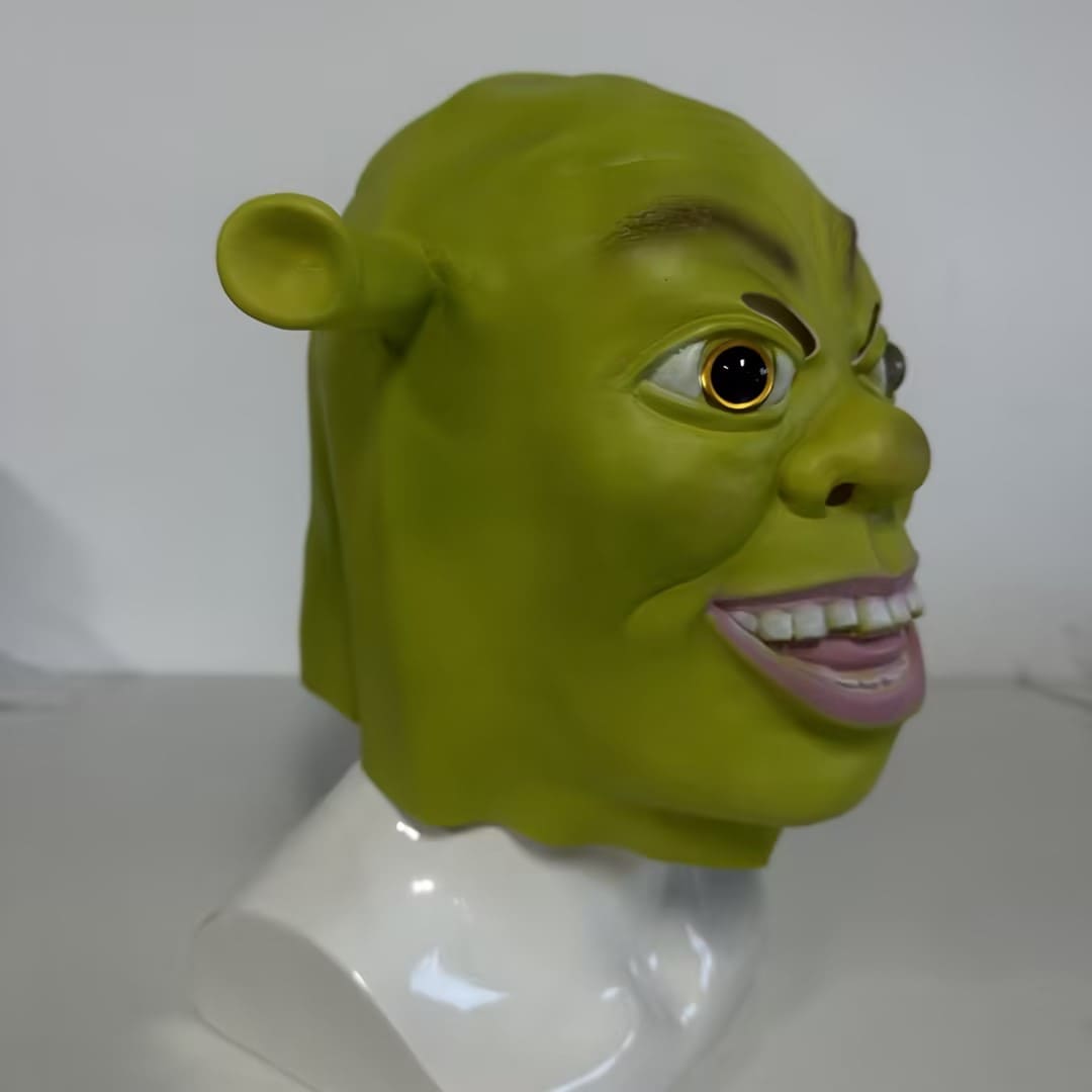 Shrek Cadılar Bayramı maskesi