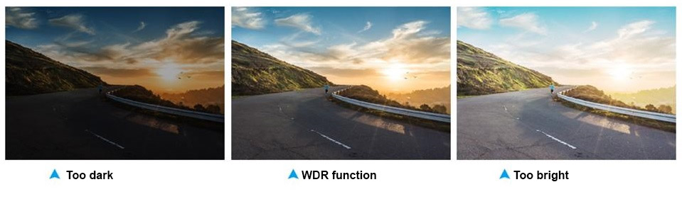 WDR - geniş dinamik aralıklı araba kamerası