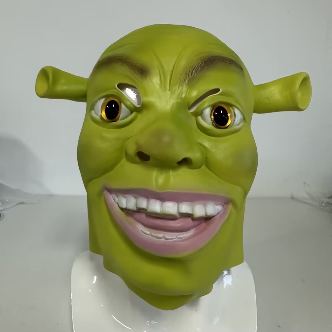 Karnaval için Shrek maskesi