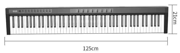 Elektronik klavye (piyano) 125cm