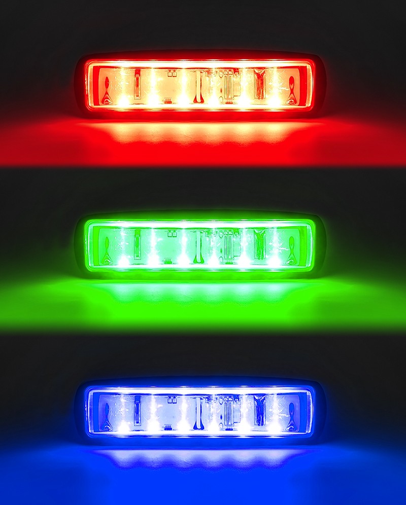 forkliftler için güvenlik lambası kırmızı mavi yeşil