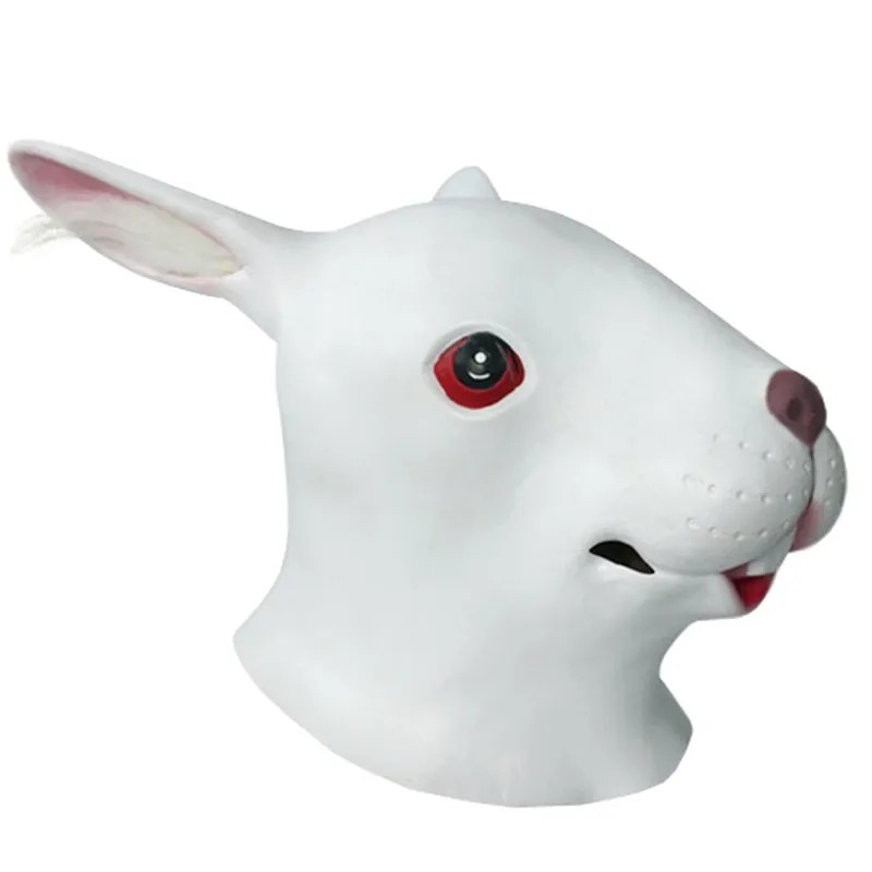 tavşan silikon yüz ve baş maskesi