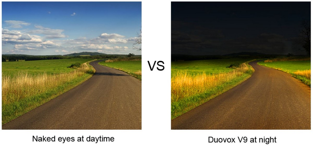 duovox araba kamerası gündüz vs gece