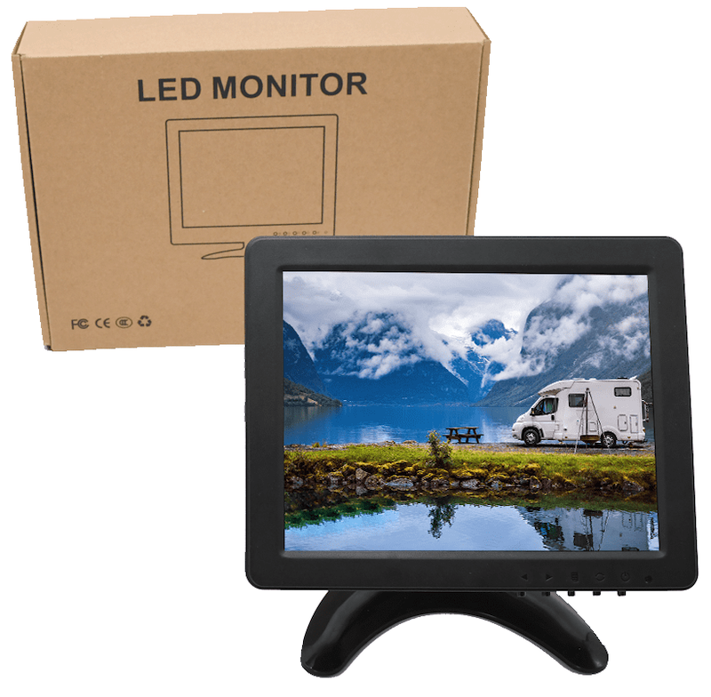 8 inç monitör TFT LCD monitörler güvenlik kameraları için