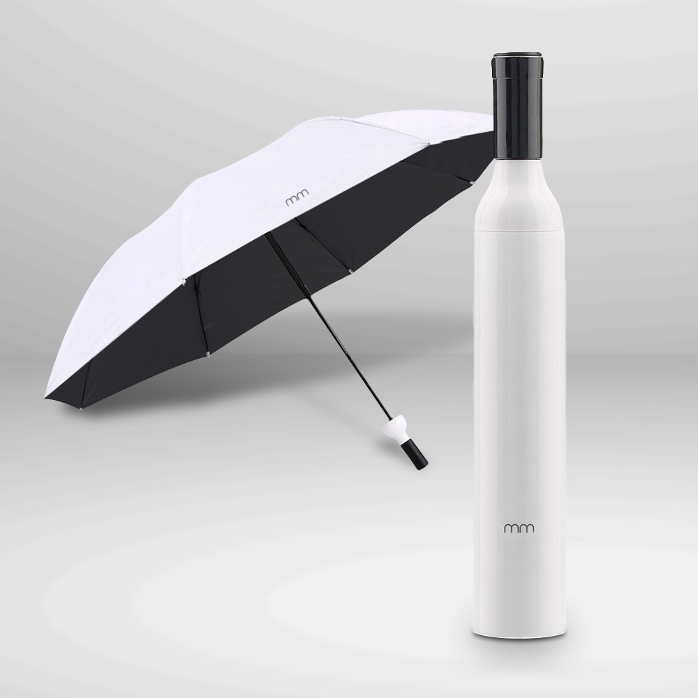 şarap bootle şemsiye beyaz katlanabilir