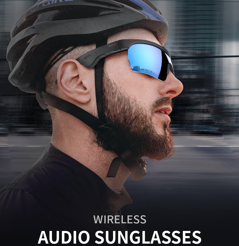 Akıllı ses güneş gözlüğü, müzik dinlemek için spor bluetooth gözlükleri