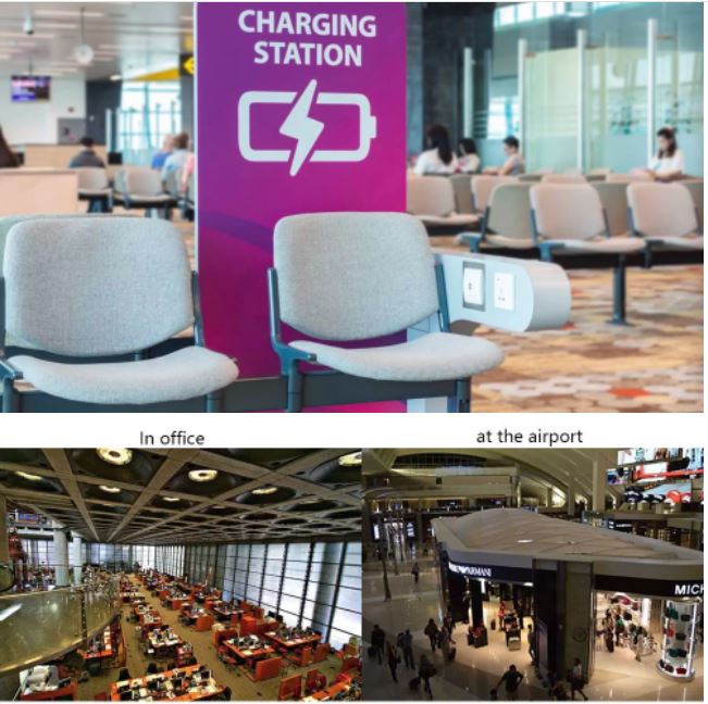 mobil şarj istasyonu havaalanı - veri engelleyici