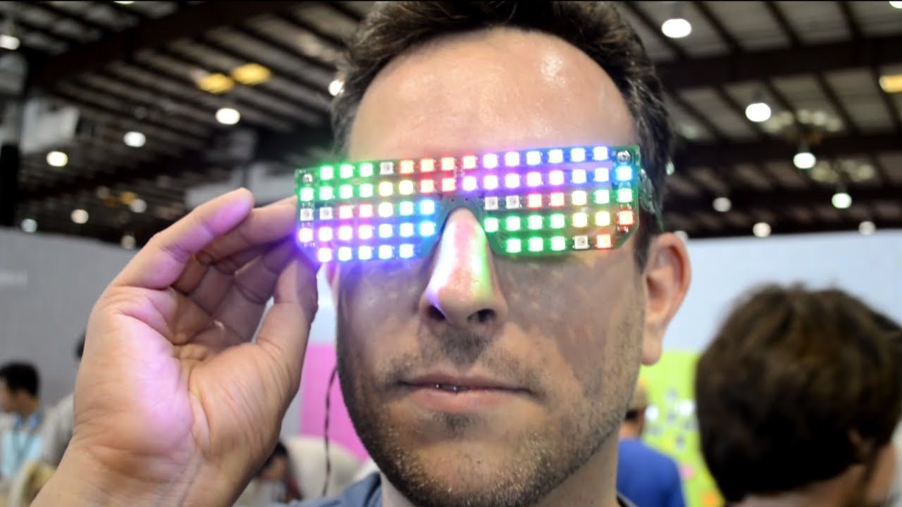 RGB LED gözlükler