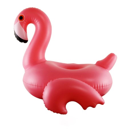 tutucu olarak bardaklar için şişme flamingo