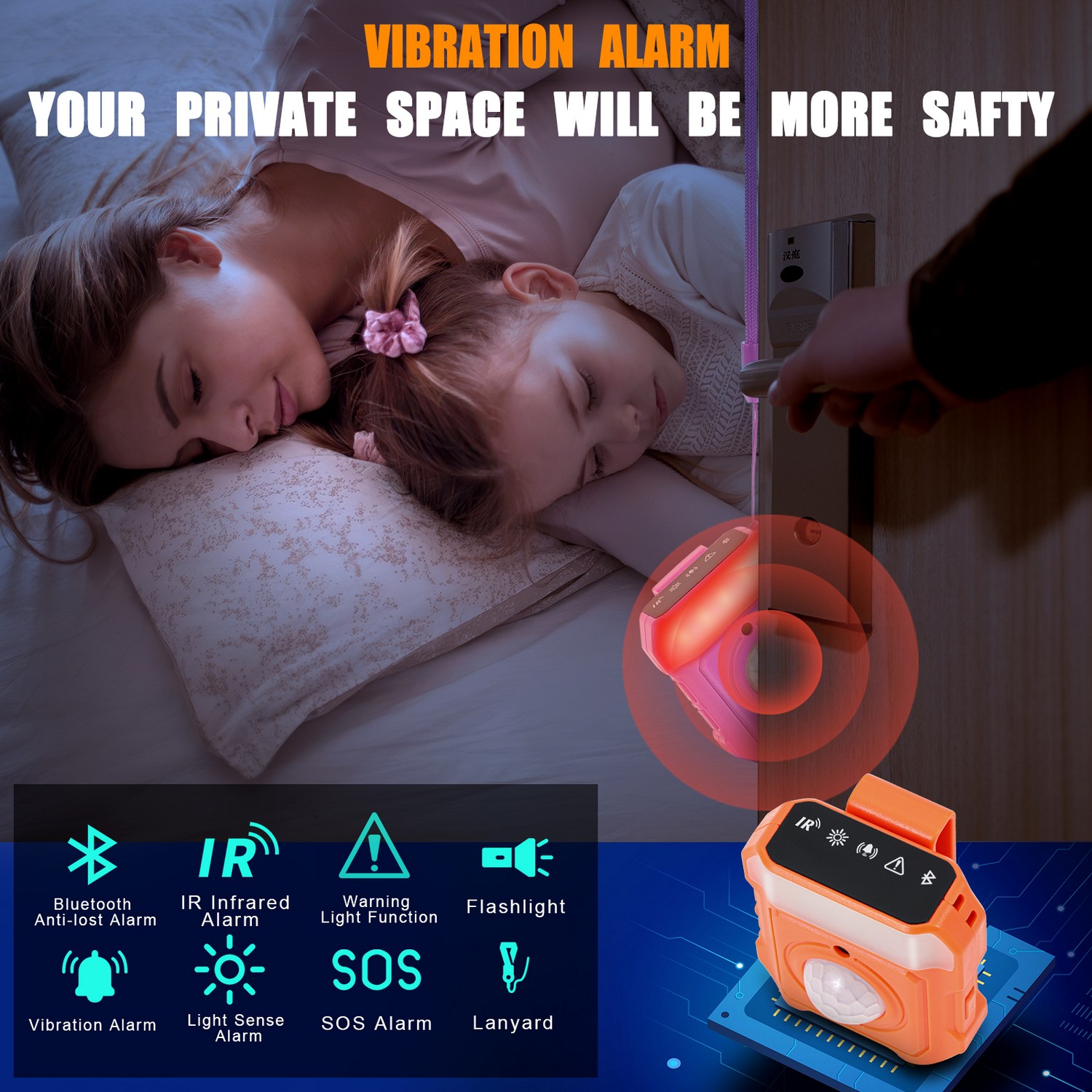 kişisel güvenlik alarmı - titreşimli alarm