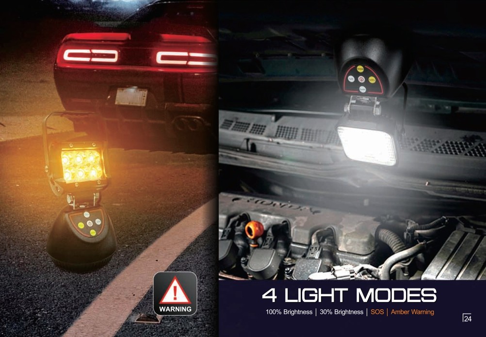 LED güvenlik lambası yalnızca atölye, araba vb. için değil