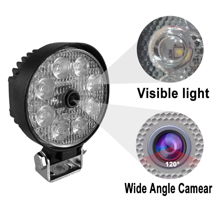 geri görüş kameralı çalışma lambası, alanın aydınlatılması