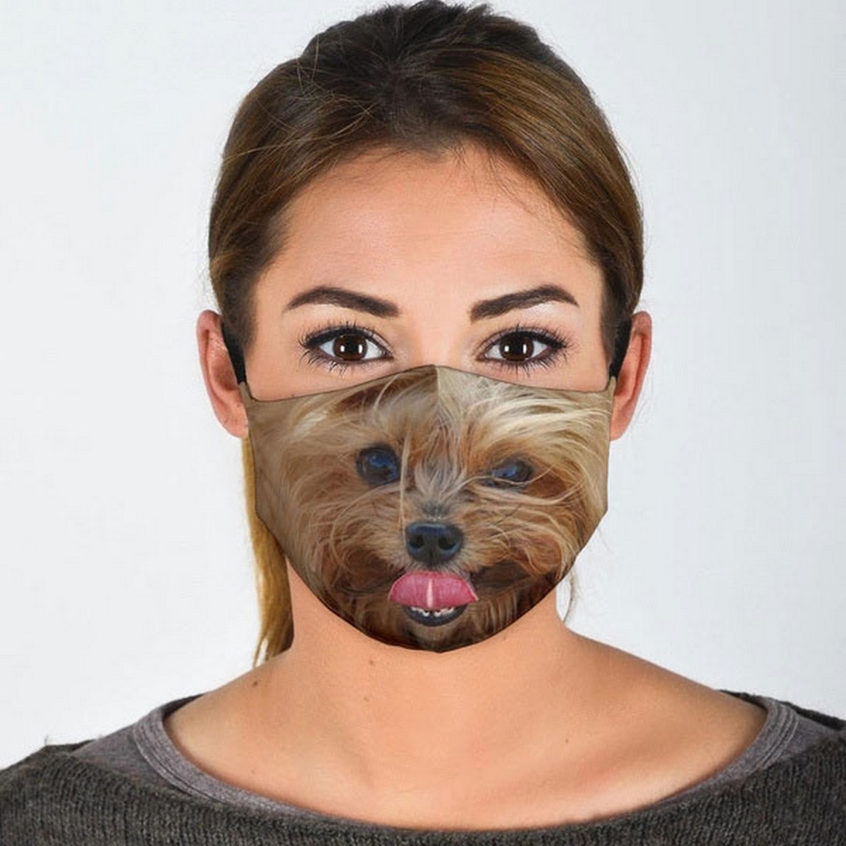 yorkshire terrier yüz maskesi