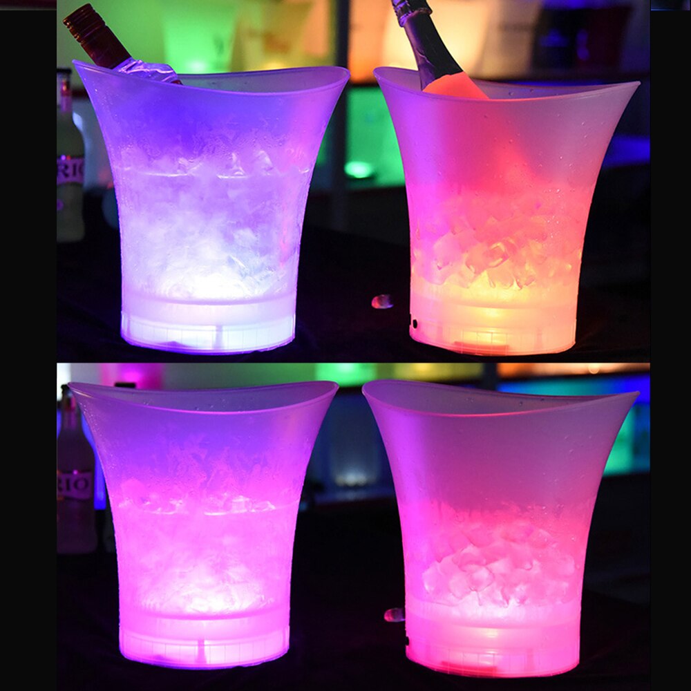 içecekler bar barlar için led buz kovası