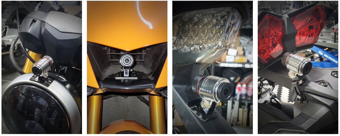 bir motosiklet motosiklet için en iyi çift kamera