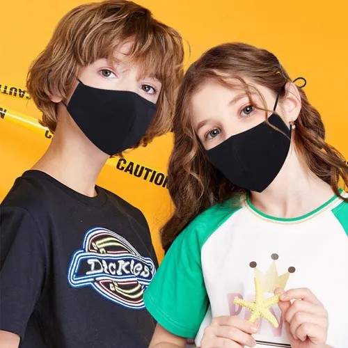 çocuklar için siyah koruyucu maske