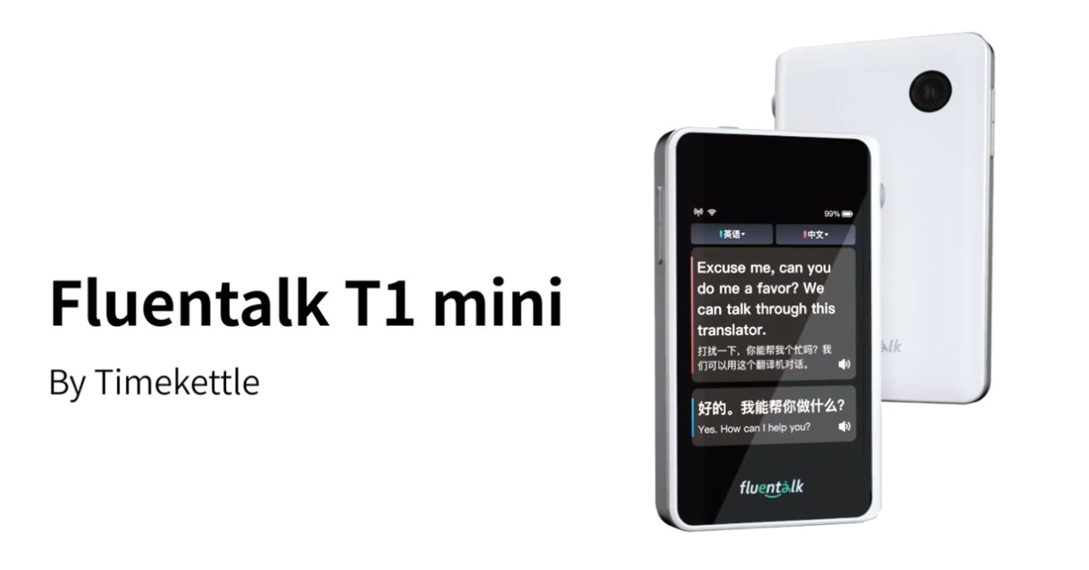 Fluentalk T1 mini Timekettle - taşınabilir seyahat tercümanı