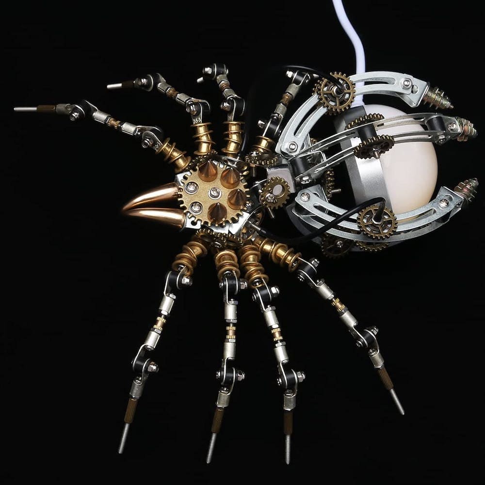 3D metal yapboz örümcek
