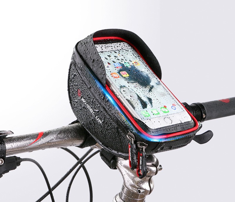 bisiklet için su geçirmez cep telefonu kılıfı