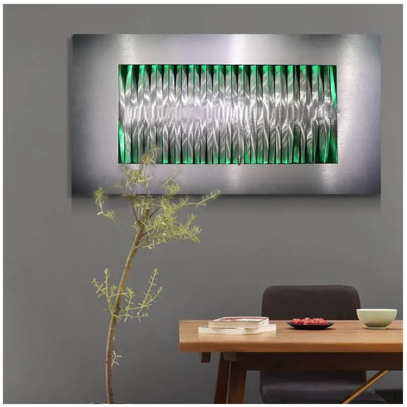 aydınlatma duvar resimleri metal alüminyum 3d