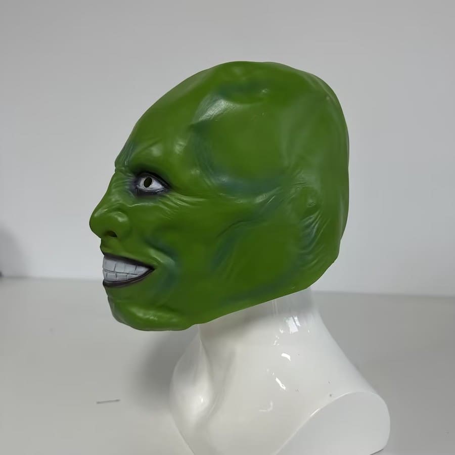 Yetişkinler için yeşil yüz maskesi