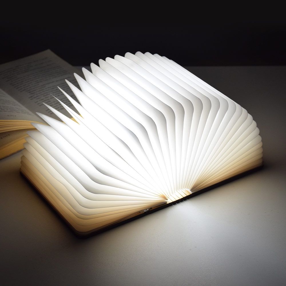 LED kitap - katlanır kitap şeklinde lamba