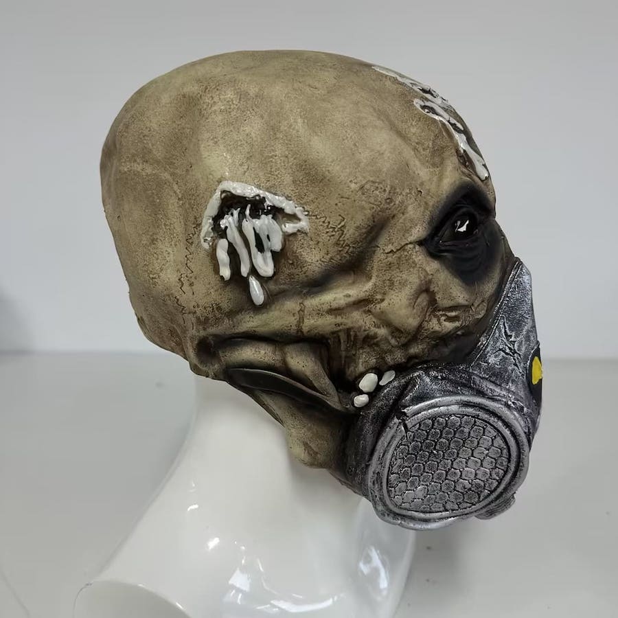 karnaval için zombi korku maskesi