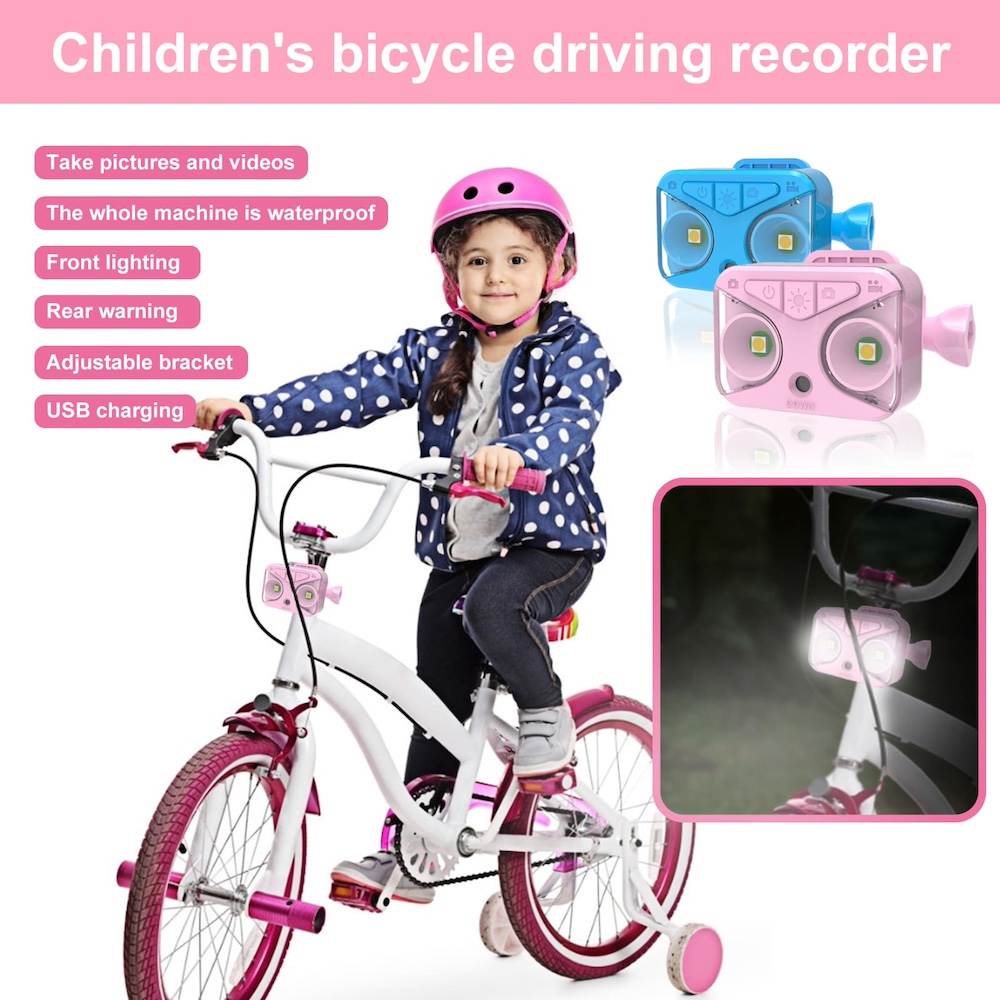 bisiklet ışıklı çocuk bisikleti kamera