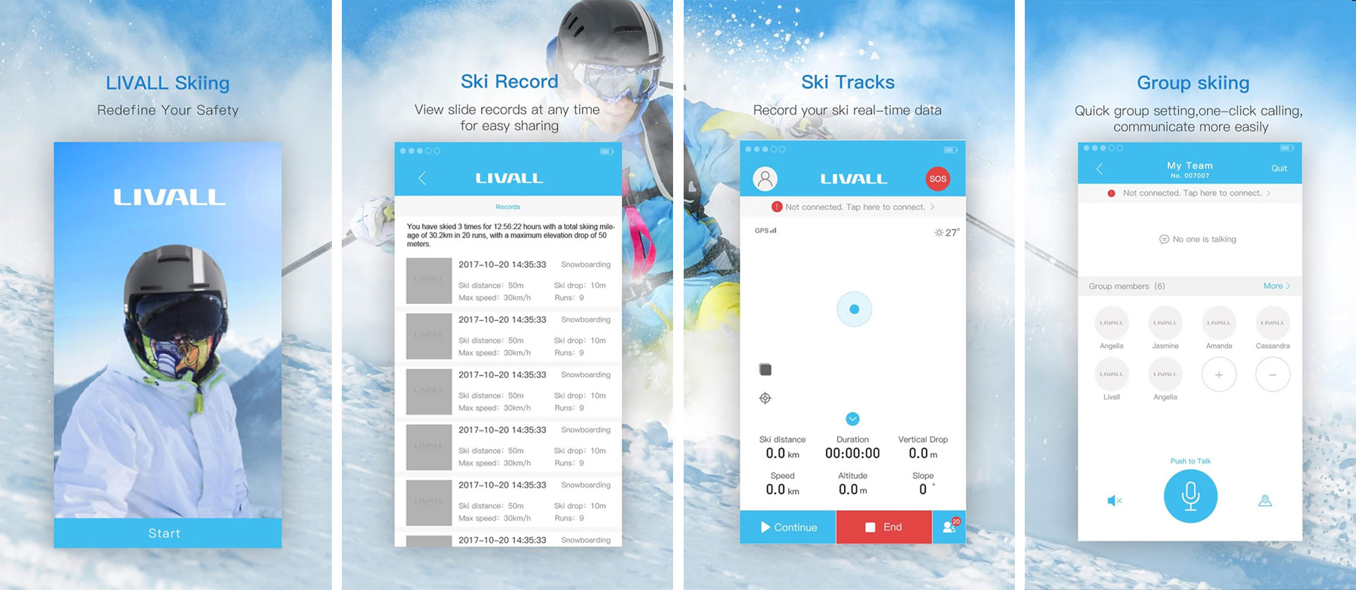 livall kayak uygulaması