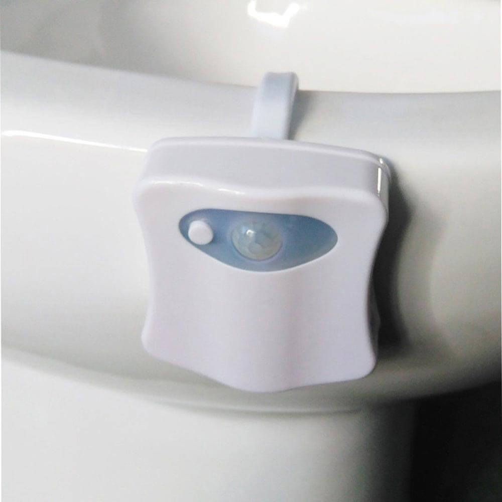 Hareket sensörlü tuvalet lambası - renkli LED
