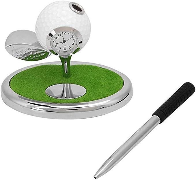 İşlevsel saatli golf kalemi (sopalı top)